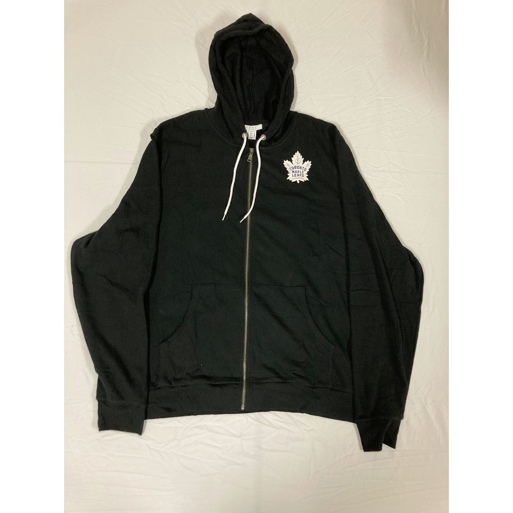 WEAR by Erin Andrews Toronto Maple Leafs Zip Hoodie Black Womens XXL EAF52HD111G